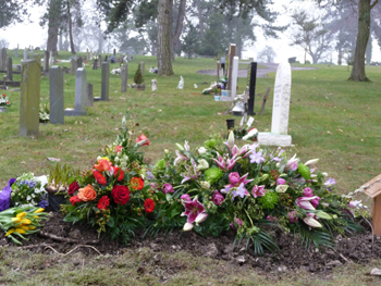 Marcella's grave, Winchester, England